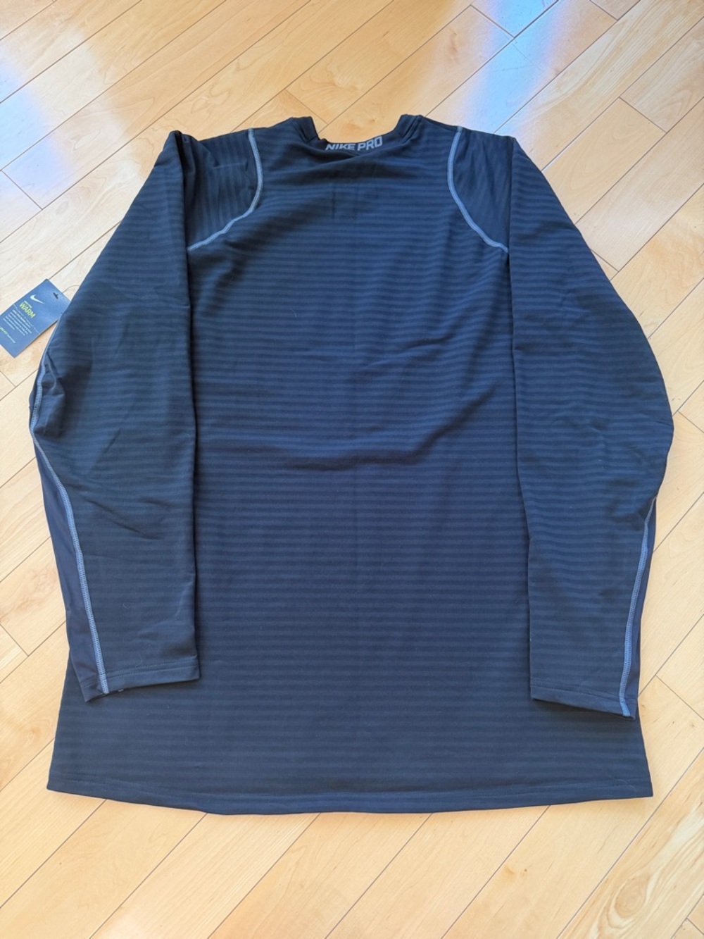 Nike Pro Men’s Long Sleeve Fitted Top Black XXL - Picture 14 of 14